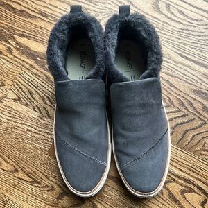 Toms Grey Flat Booties